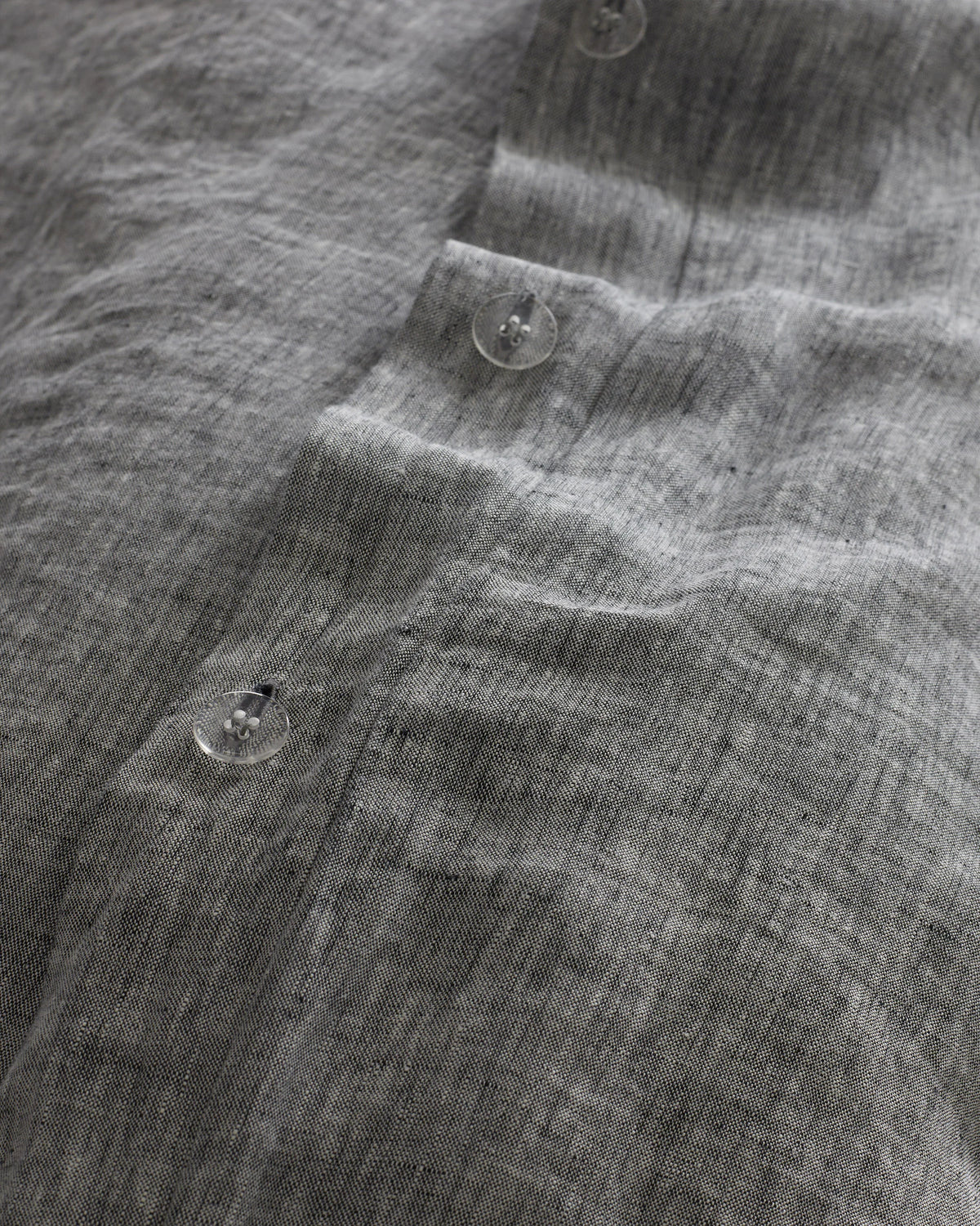 European Linen Chambray Duvet Cover - Twin / Natural