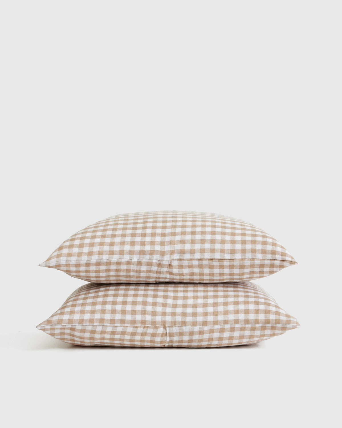 European Linen Sham Set - Standard / White