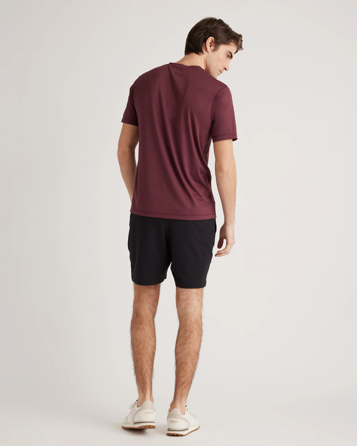 Flowknit Breeze Performance Henley Tee - XS / Burgundy