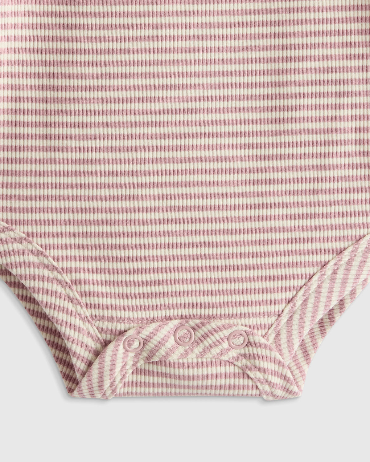 Softest Rib Short Sleeve Bodysuit - 0-3M / Deep Sea Blue