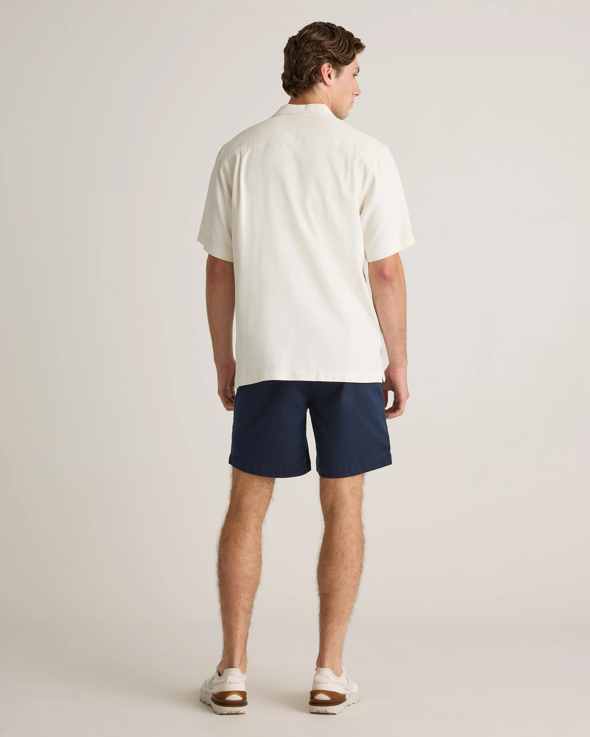 Cotton Chino Drawstring Shorts - 7" - S / Trellis