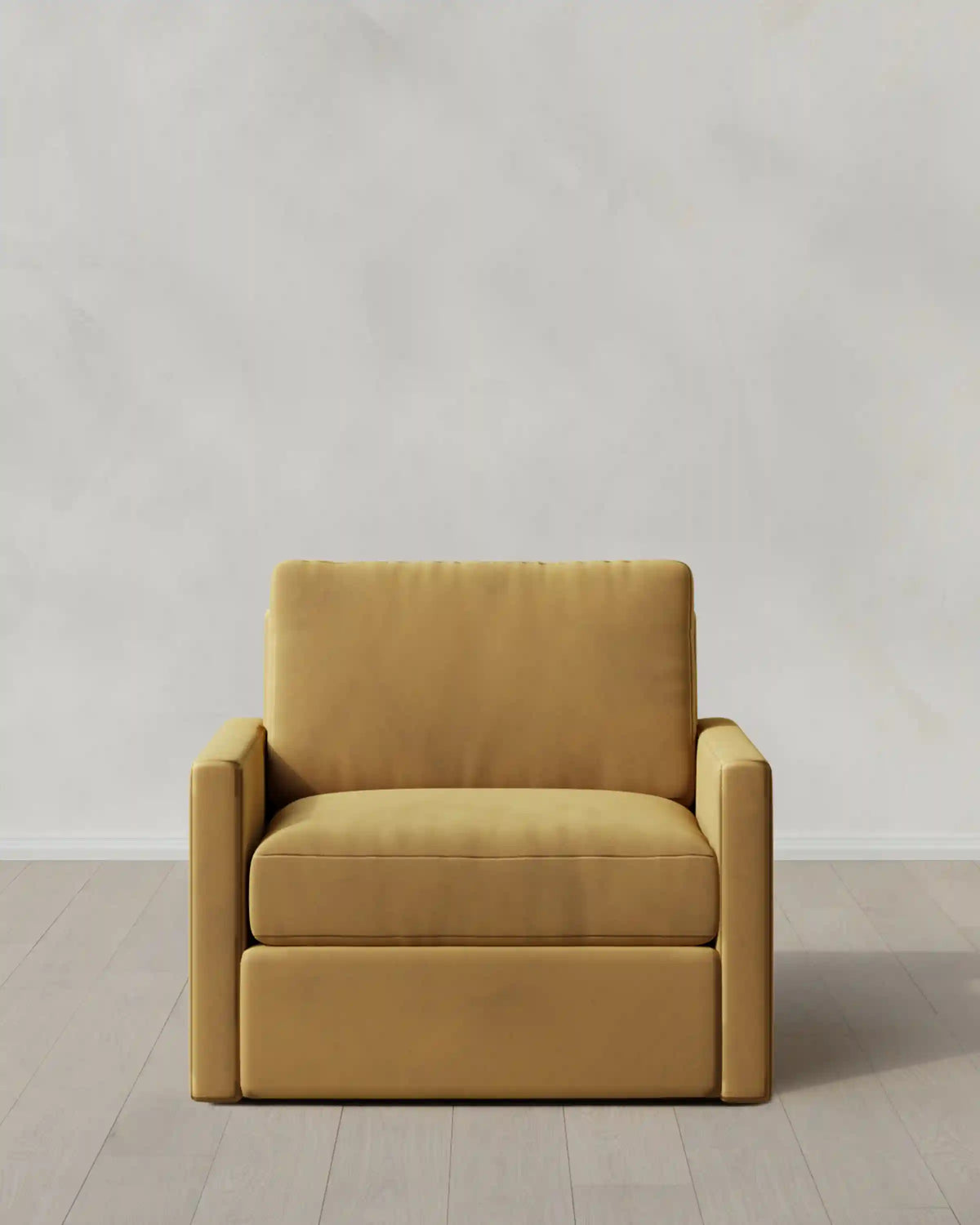 Brennan Swivel Chair in Performance Velvet