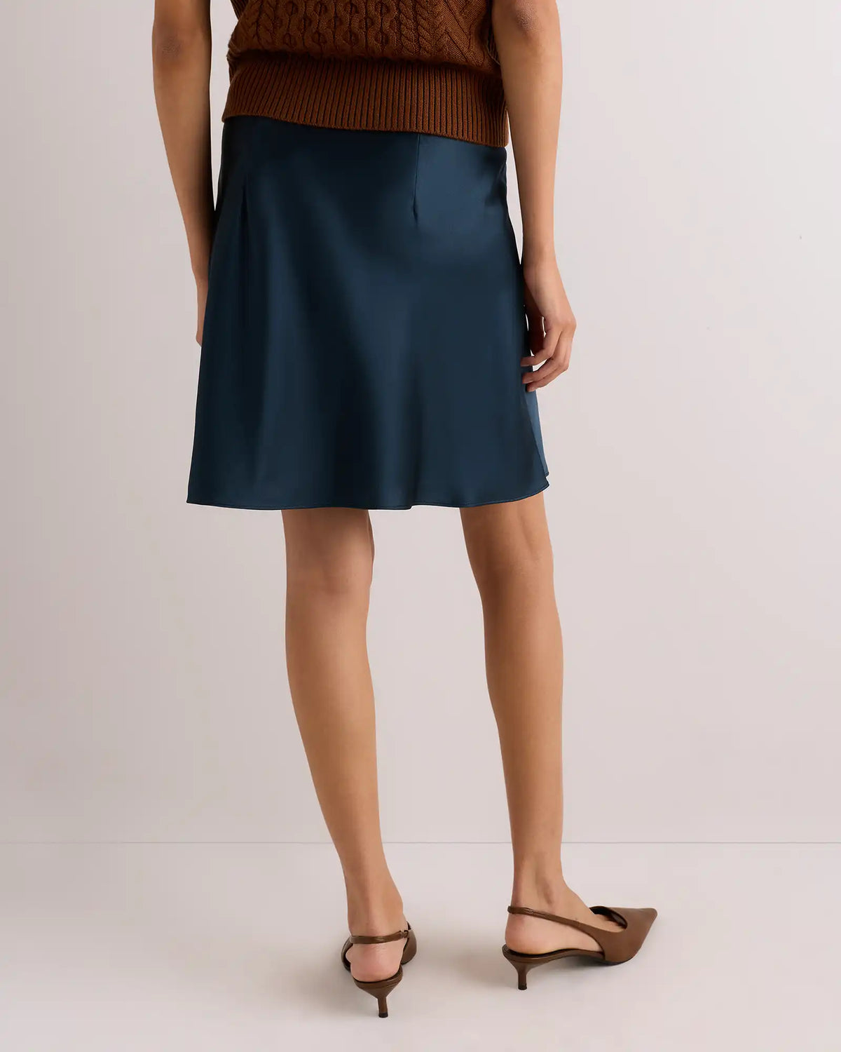 100% Washable Silk Mini Skirt