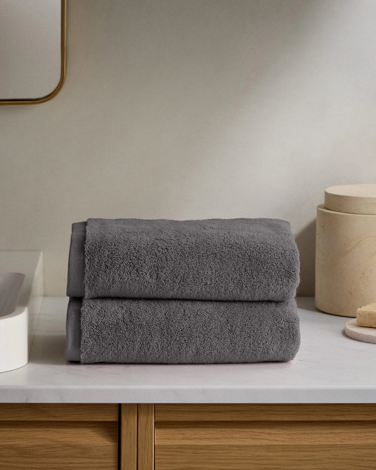 Plush Organic Turkish Cotton Bath Bundle (4 pieces) - One Size / White