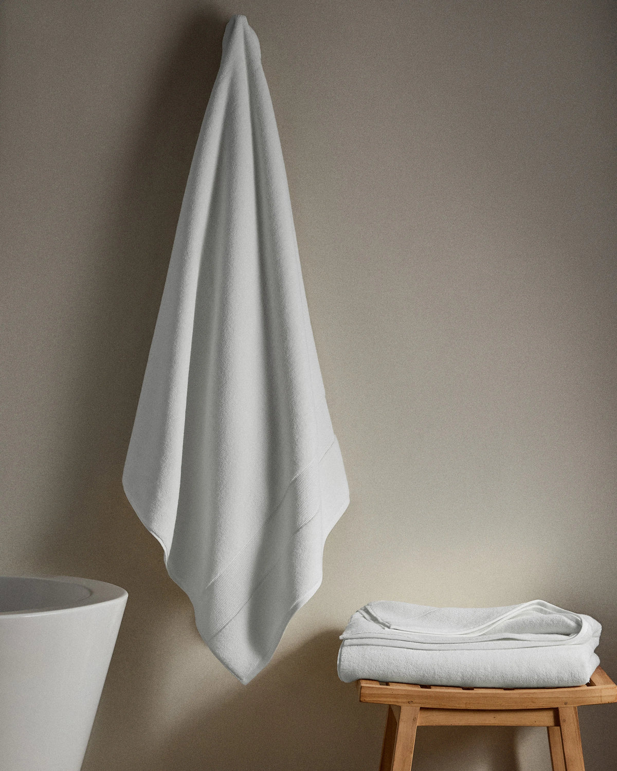 Classic Organic Turkish Cotton Bath Sheet (Set of 2) - One Size / White