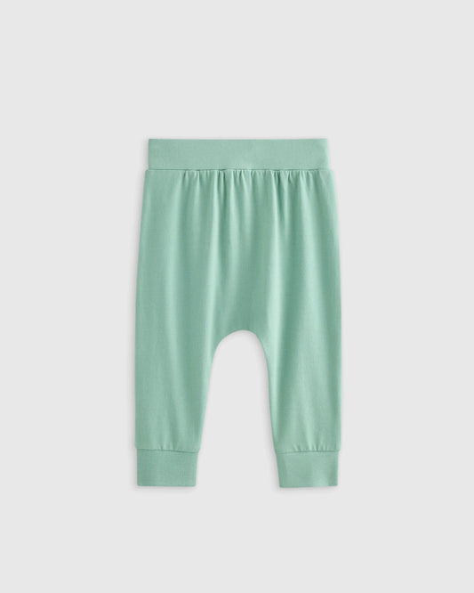 100% Organic Cotton Everyday Pant - 0-3M / Sage Green