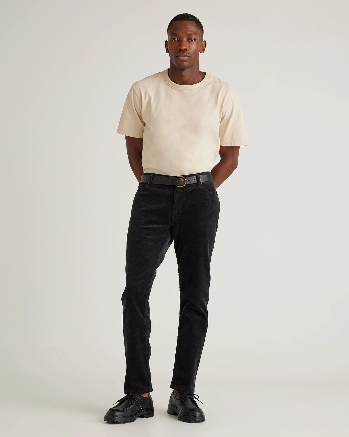 Organic Stretch Corduroy 5-Pocket Pants - 30X30 / Espresso
