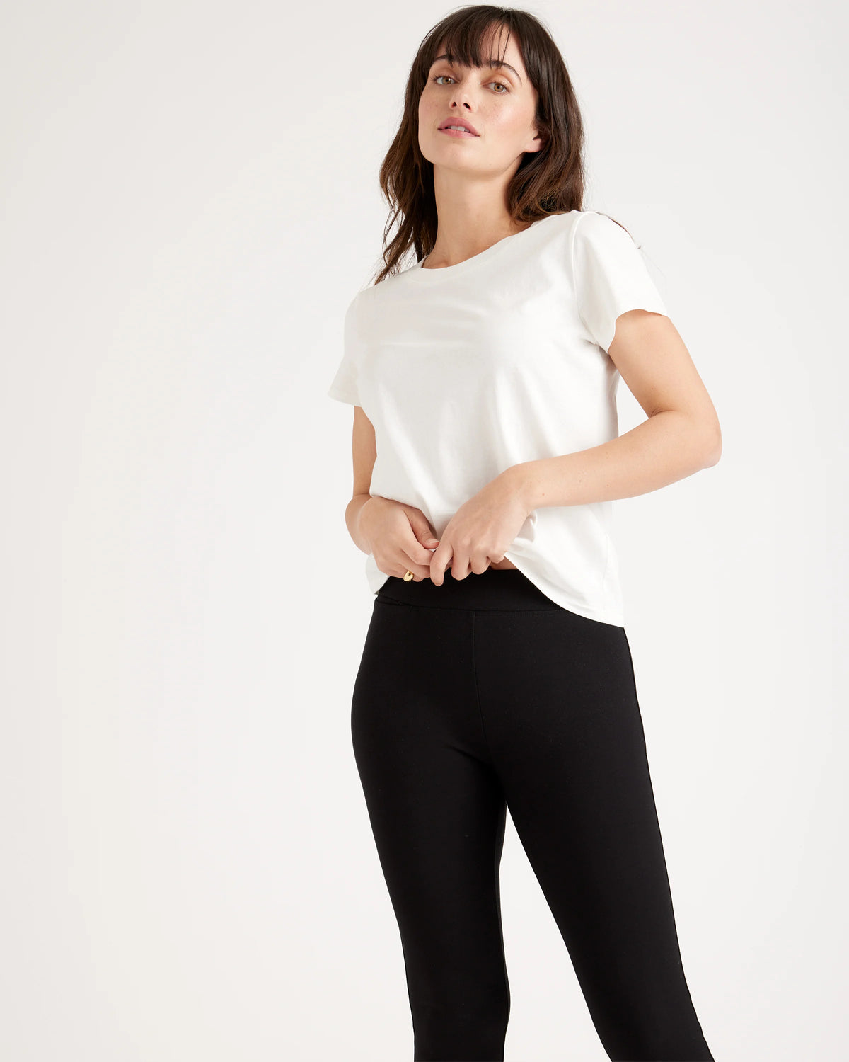 Ultra-Stretch Ponte Skinny Pants - XS / Black