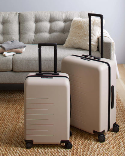 Carry-On & Medium Check-In Suitcase Set - One Size / Dark Green