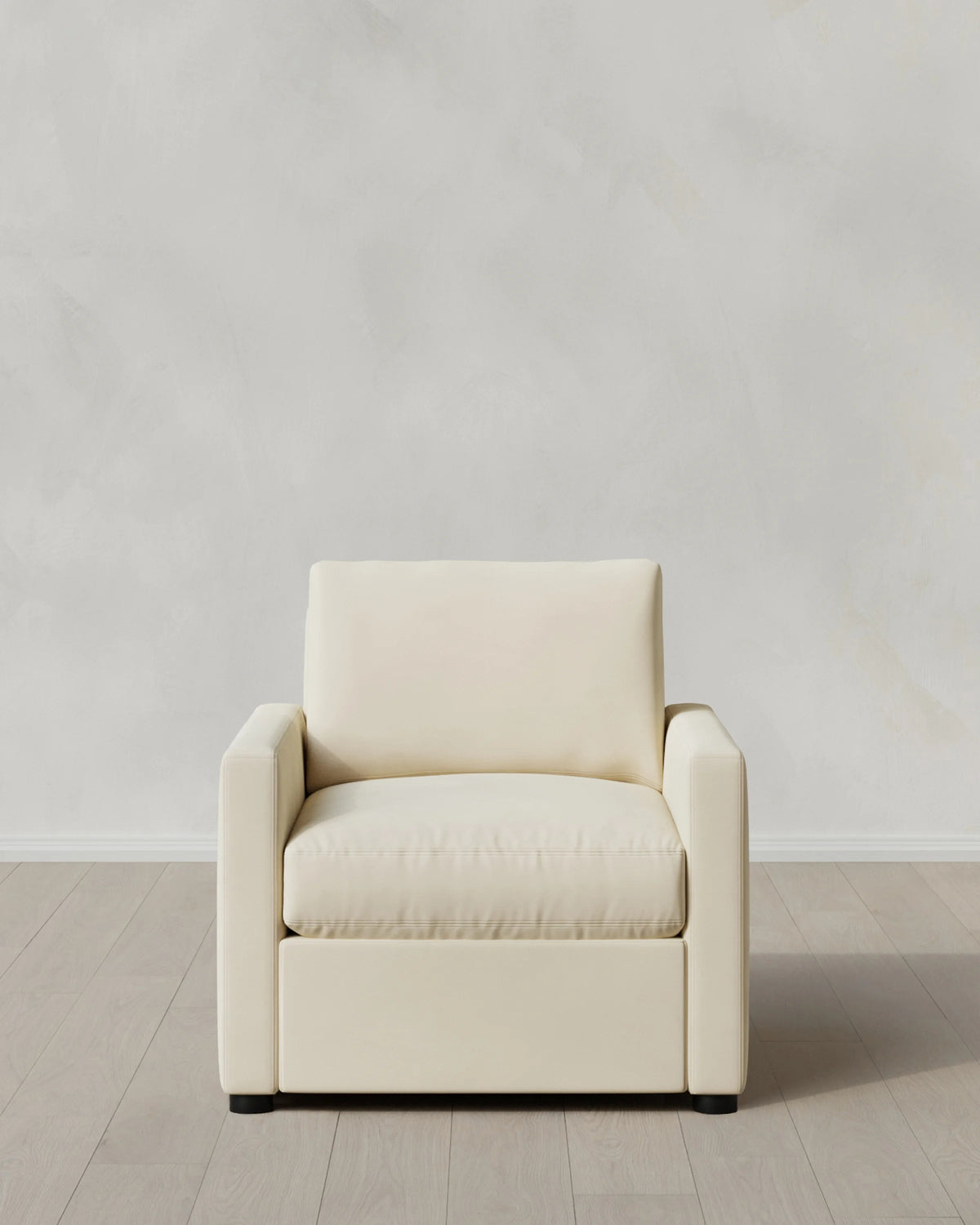 Brennan Accent Chair in Performance Velvet - One Size / Pine