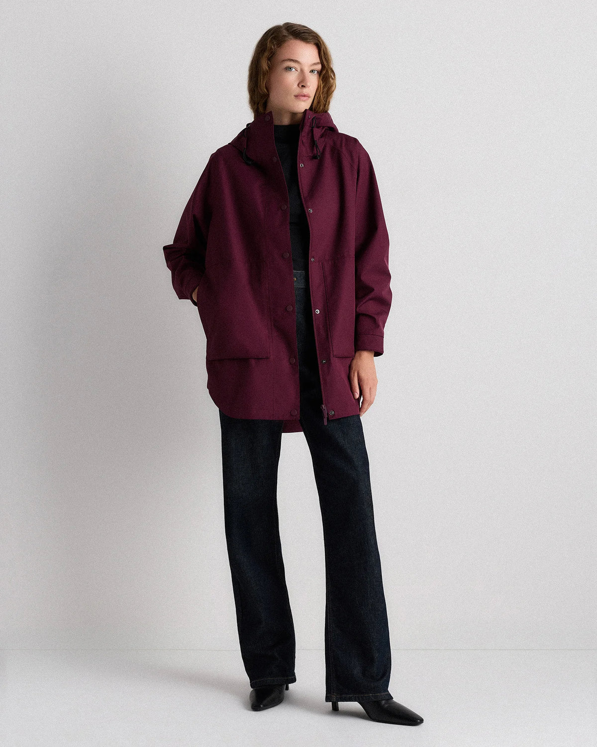 Weather Proof Oversized Rain Jacket - XS / Tea Green