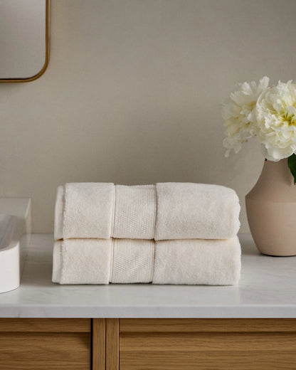 Classic Organic Turkish Cotton Bath Bundle (4 pieces) - One Size / White