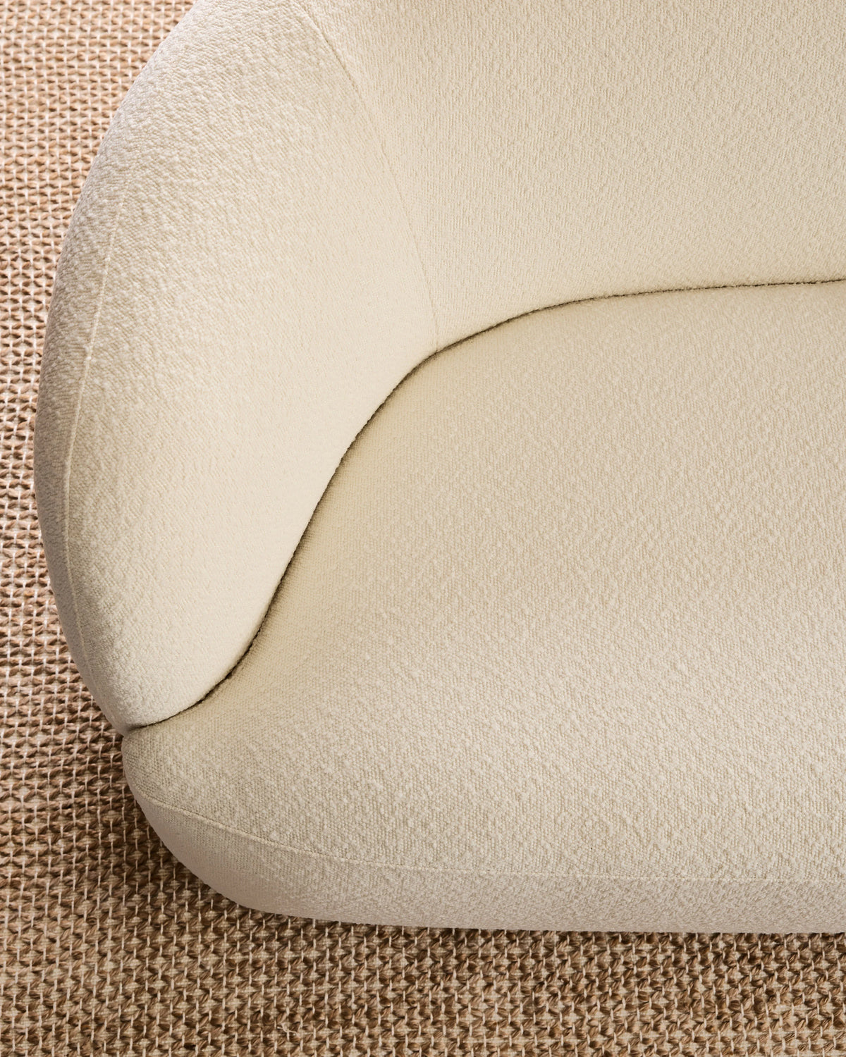 Performance Boucle Loveseat - One Size / Ivory