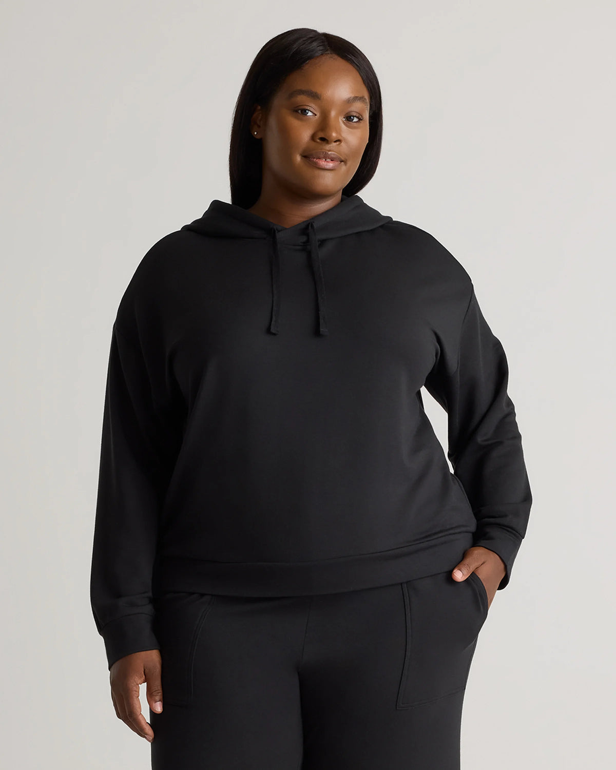 SuperSoft Fleece Pullover Hoodie - 1X / Dried Fig