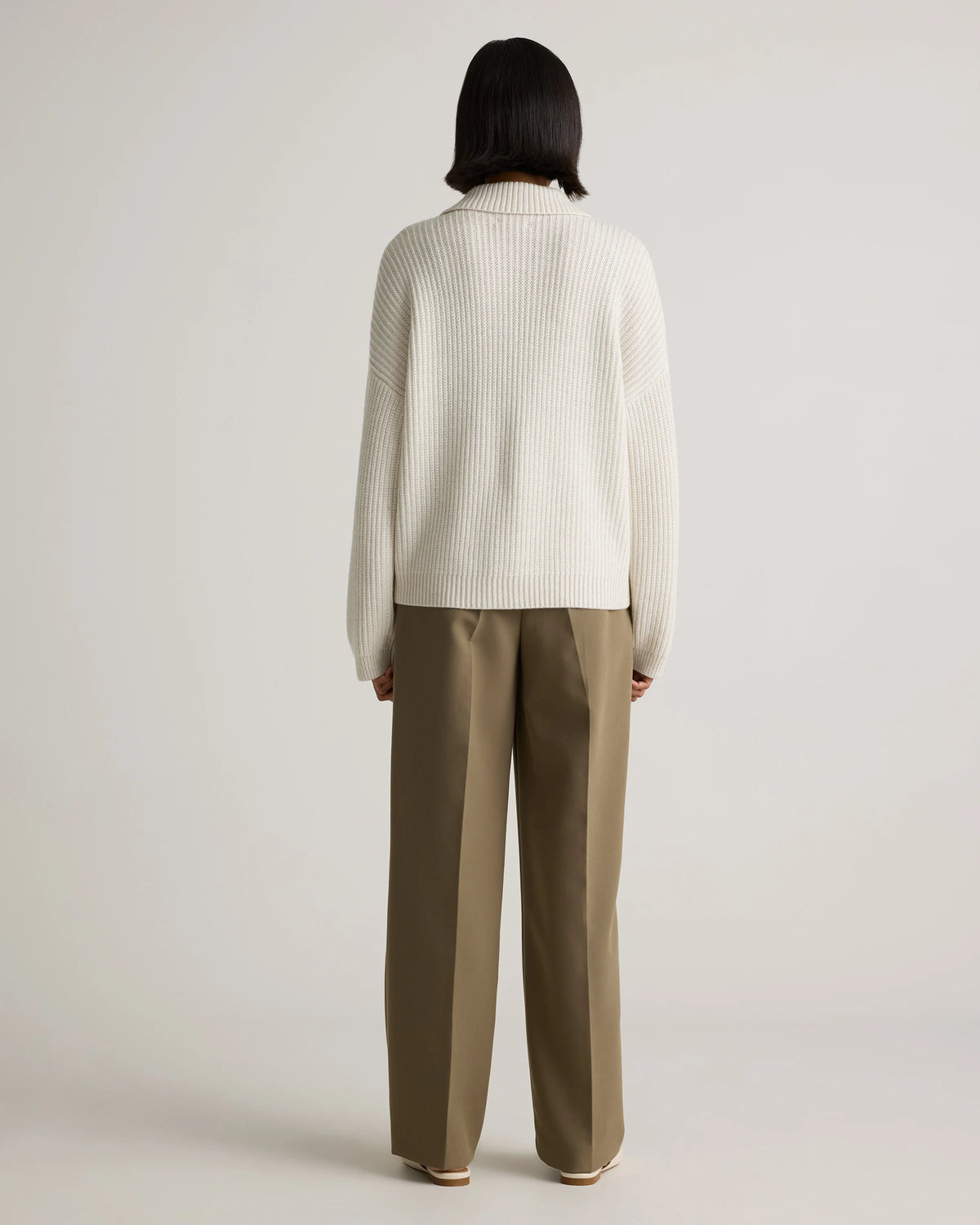 Australian Merino Wool Collared Cable Cardigan - XS / Coffee Bean Brown