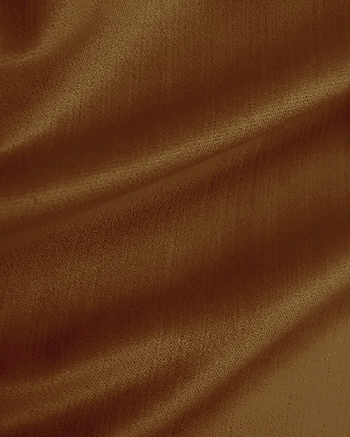 Square Bed in Performance Velvet - Full / Chocolate