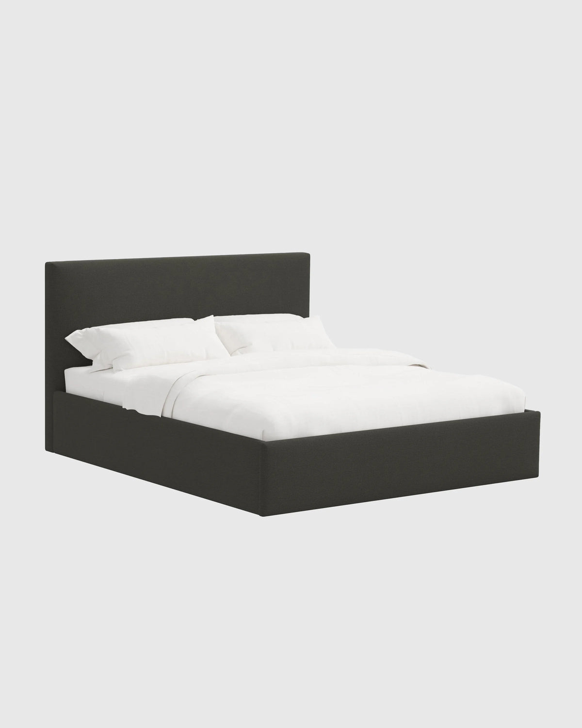 100% Linen Square Bed - Full / Canvas