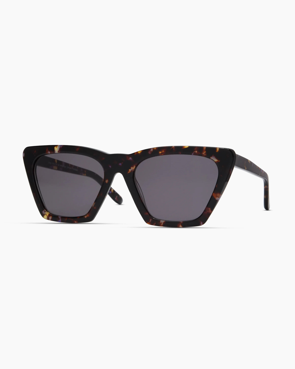 Andy Polarized Acetate Sunglasses - One Size / Black with Grey lens