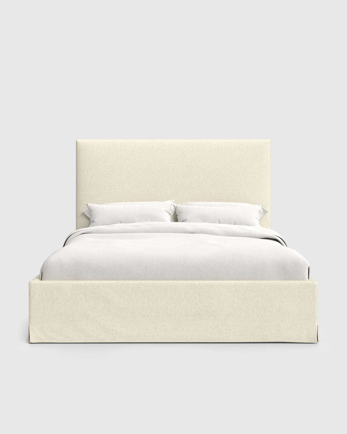 Slipcover Bed in Performance Linen - Full / Ivory