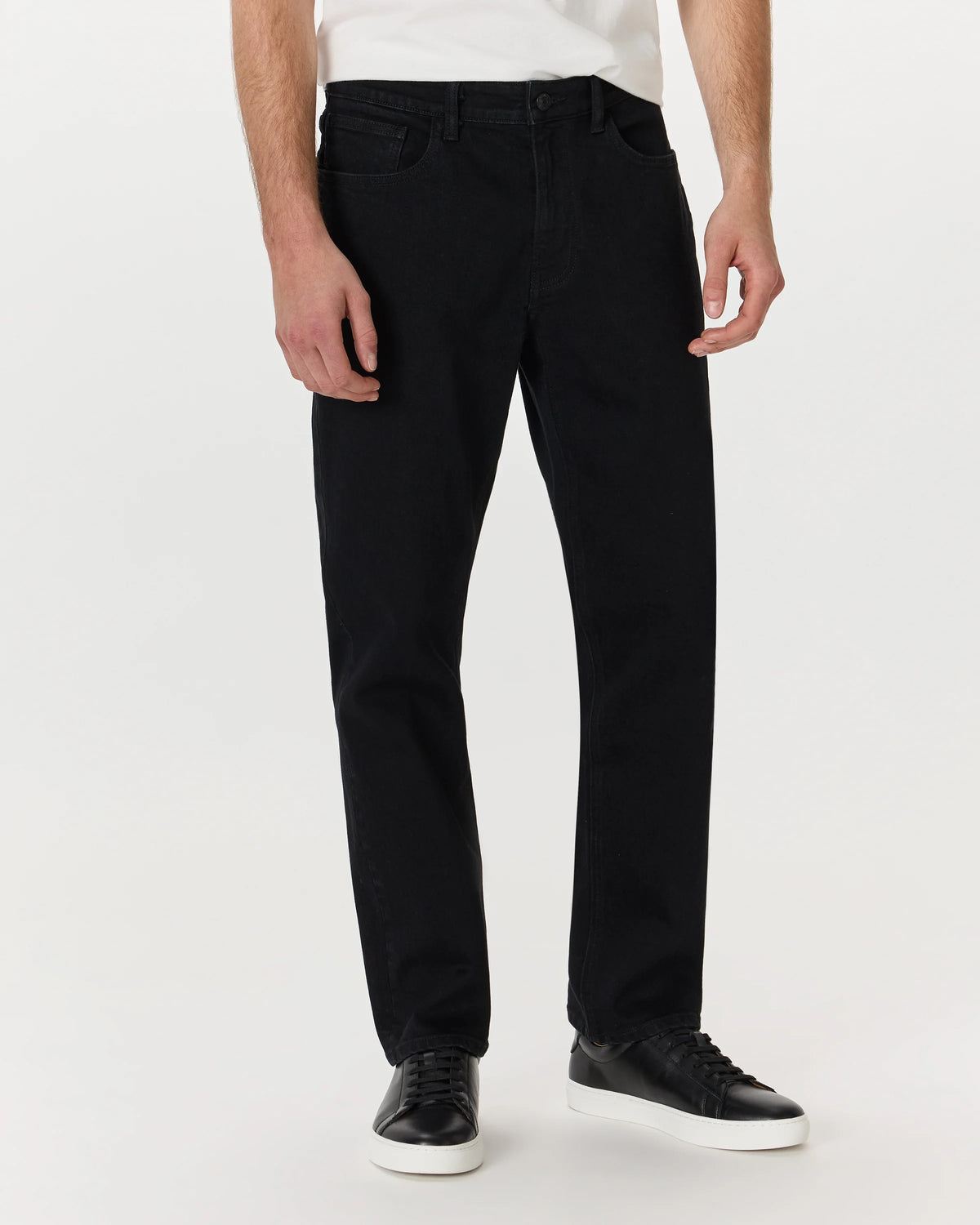 Warren Stretch Athletic Tapered Jeans - 30X30 / Black