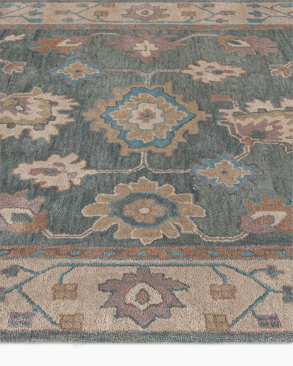 Elowen Wool Rug - 5' x 8' / Blue