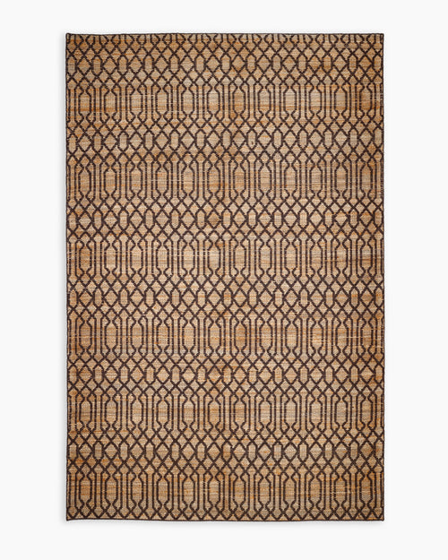 Birch Handwoven Jute-Blend Rug - 5' x 8' / Brown