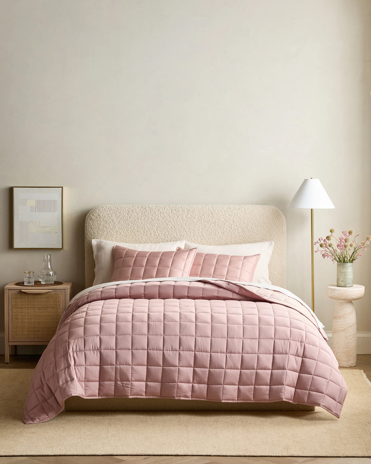Bamboo Box Quilt Set - Twin / Sage