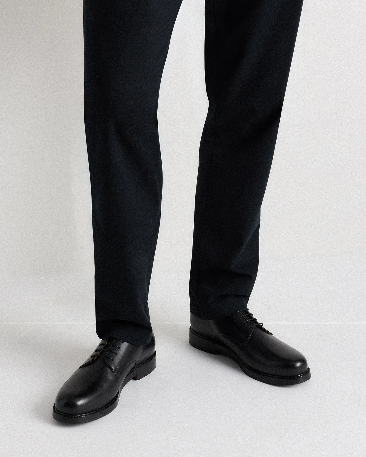 Calfskin Leather Derby - 7 / Brandy