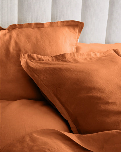 European Linen Euro Sham - Euro / Sand