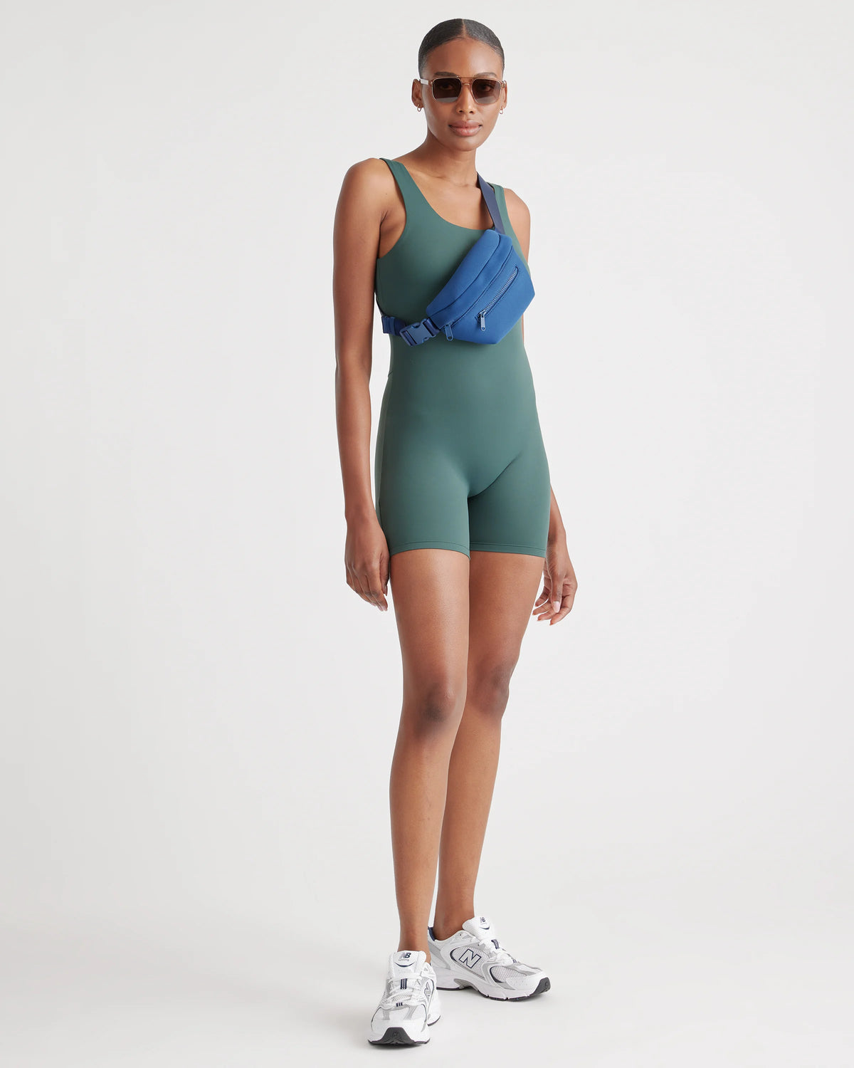 Ultra-Form Short Jumpsuit - XS / Forest Green