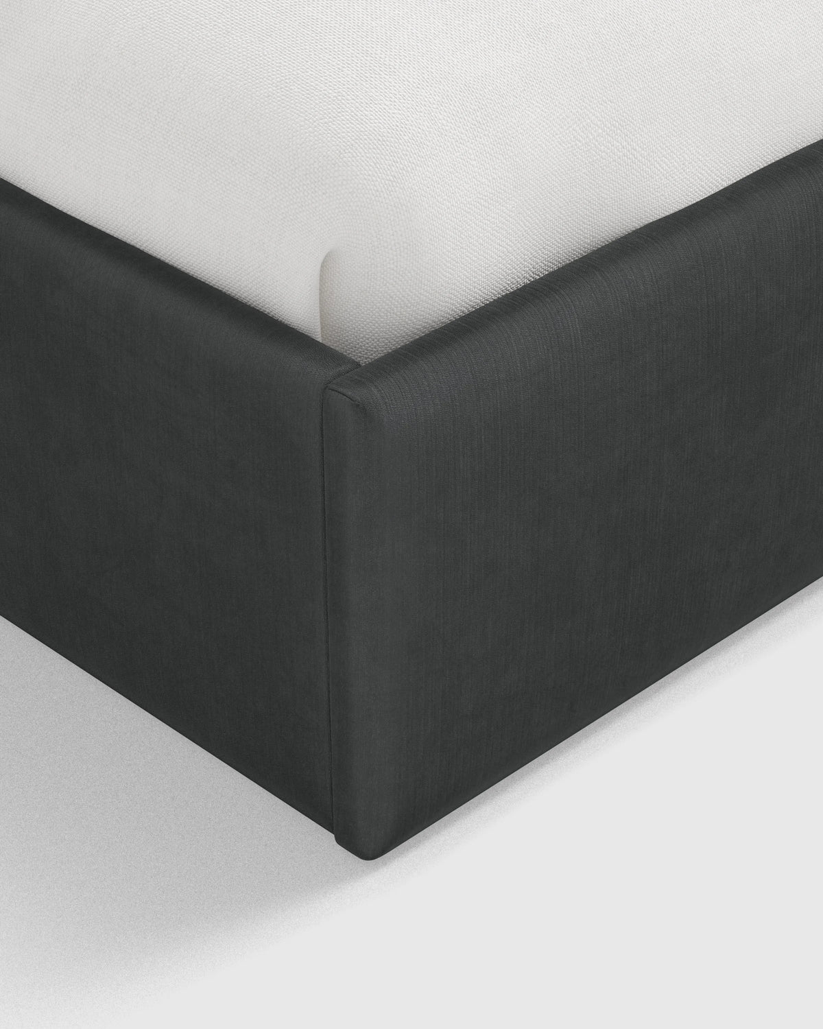 Square Bed in Performance Velvet - Full / Butterscotch