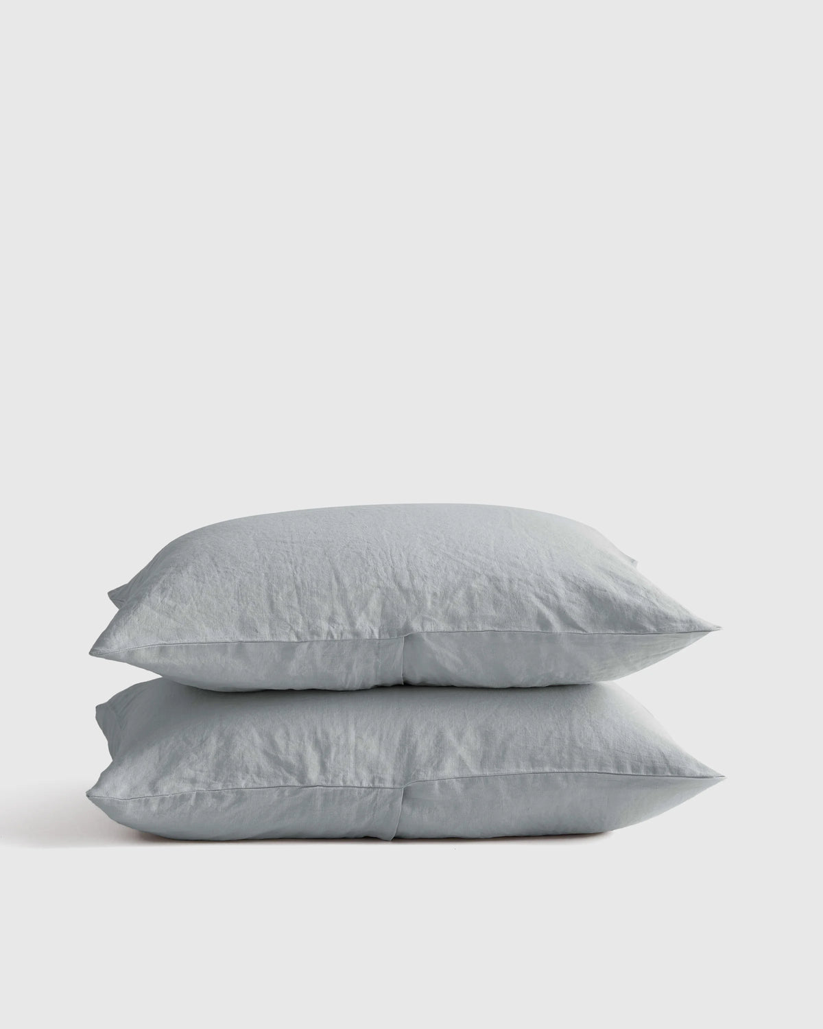 European Linen Sham Set - Standard / White