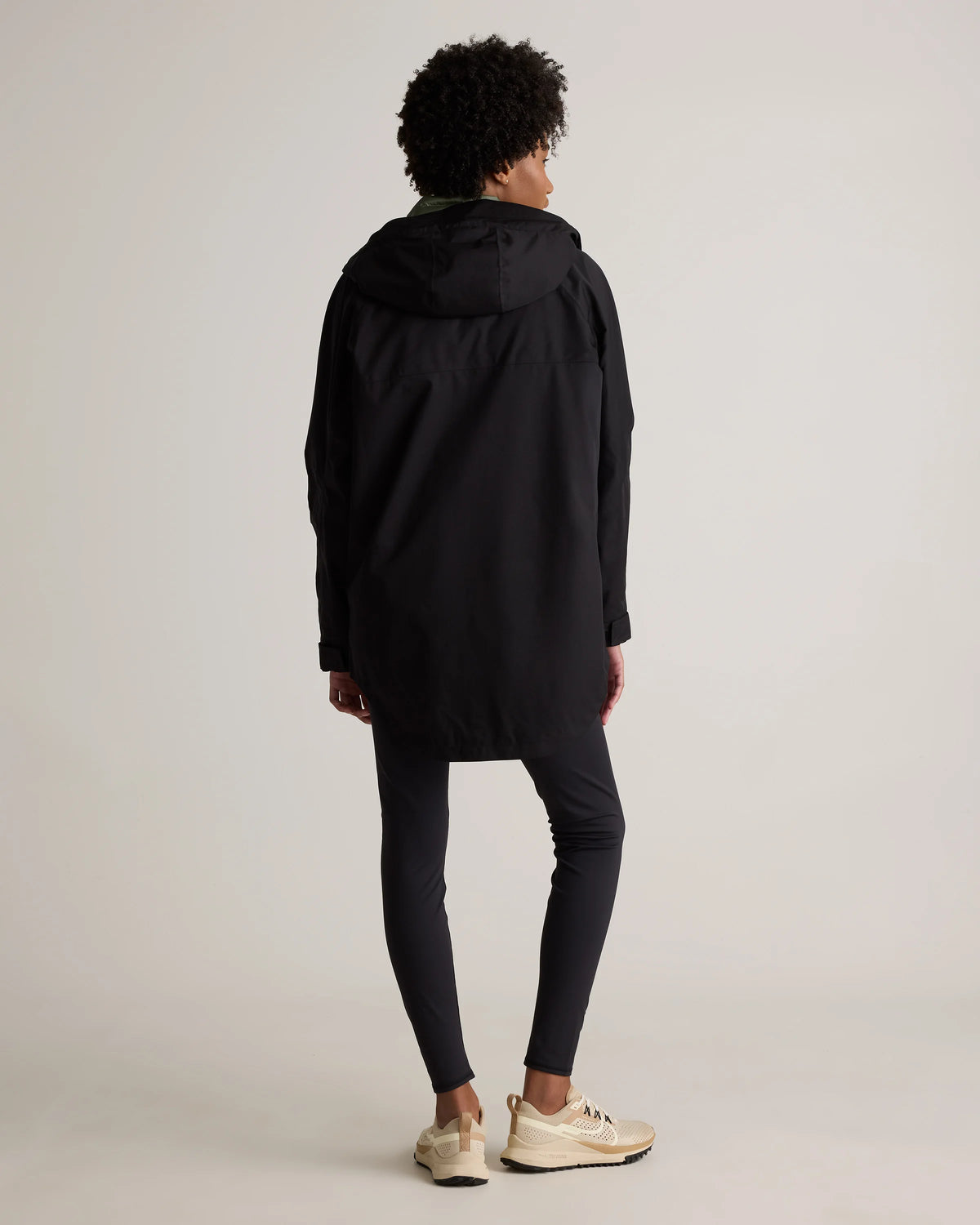 Weather Proof Oversized Rain Jacket - XS / Tea Green