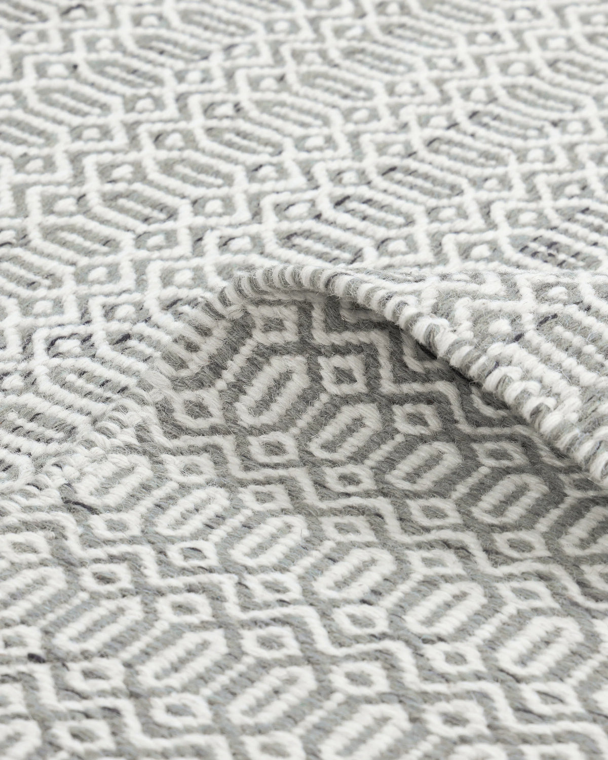 Vale Handwoven Wool Rug - 5' x 8' / Blue