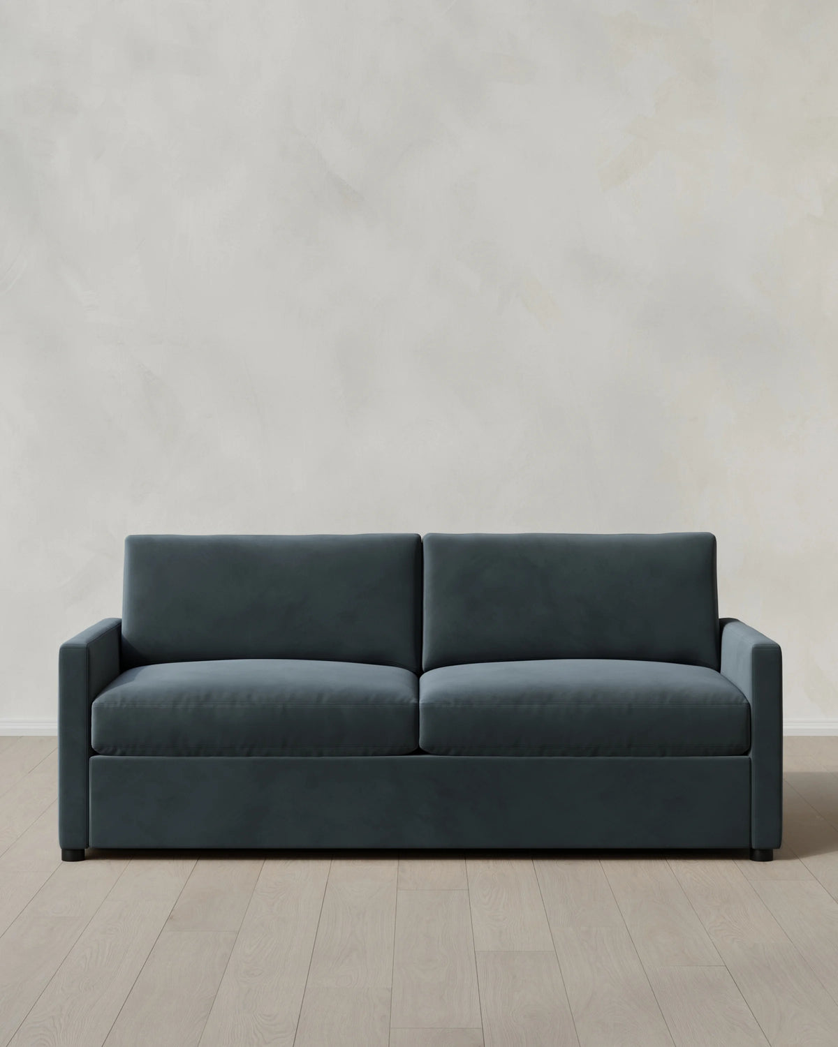 Brennan Sofa in Performance Velvet - 7ft / Taupe