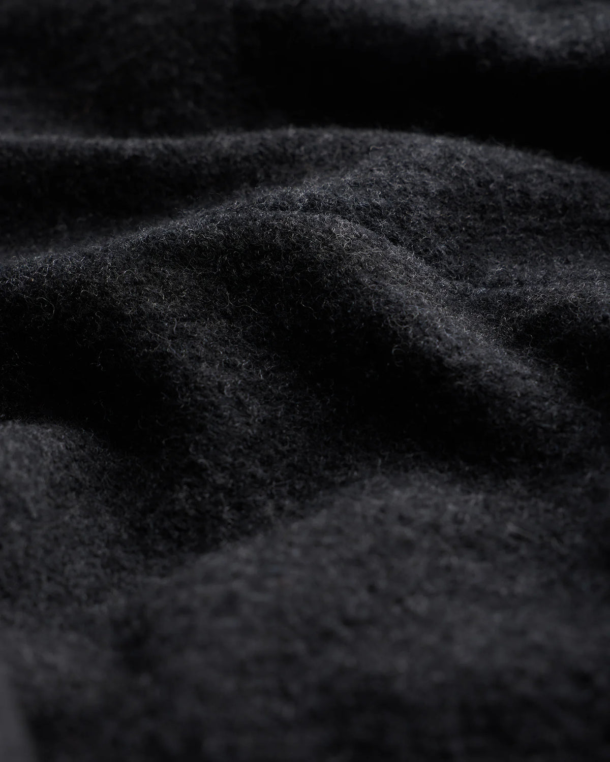 Boiled Wool Cashmere Blazer - S / Heather Charcoal