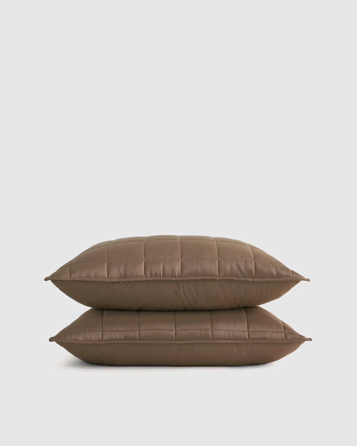Bamboo Box Quilted Sham Set - Standard / Sage