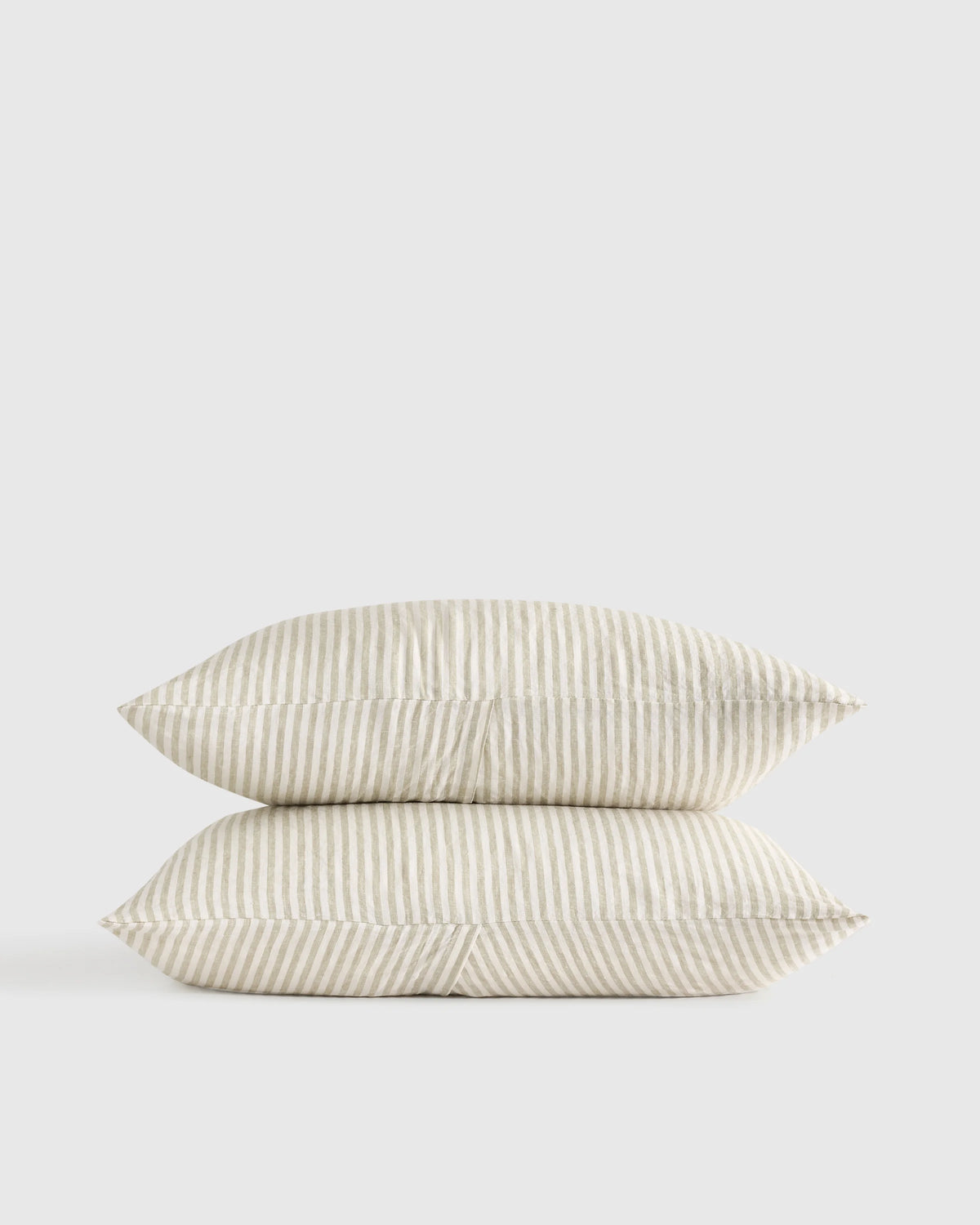 European Linen Sham Set - Standard / White