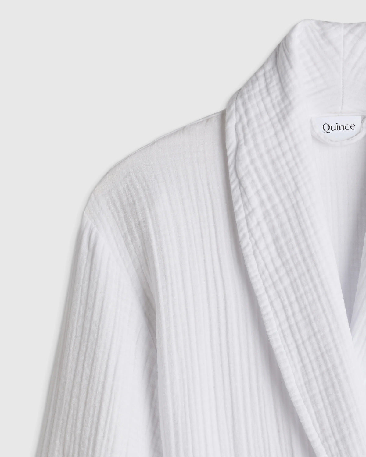 Soft Layered Turkish Cotton Robe - XS / White