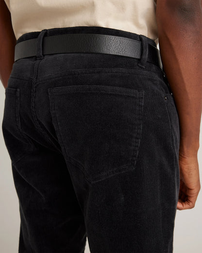Organic Stretch Corduroy 5-Pocket Pants - 30X30 / Espresso