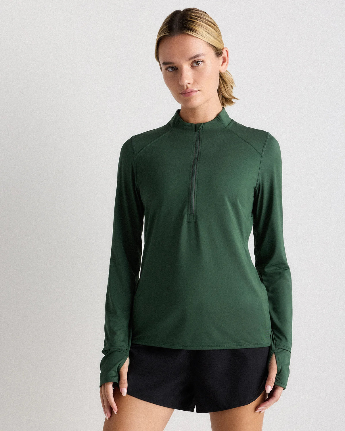Race Day Half-Zip Pullover - XS / Big Sur Green