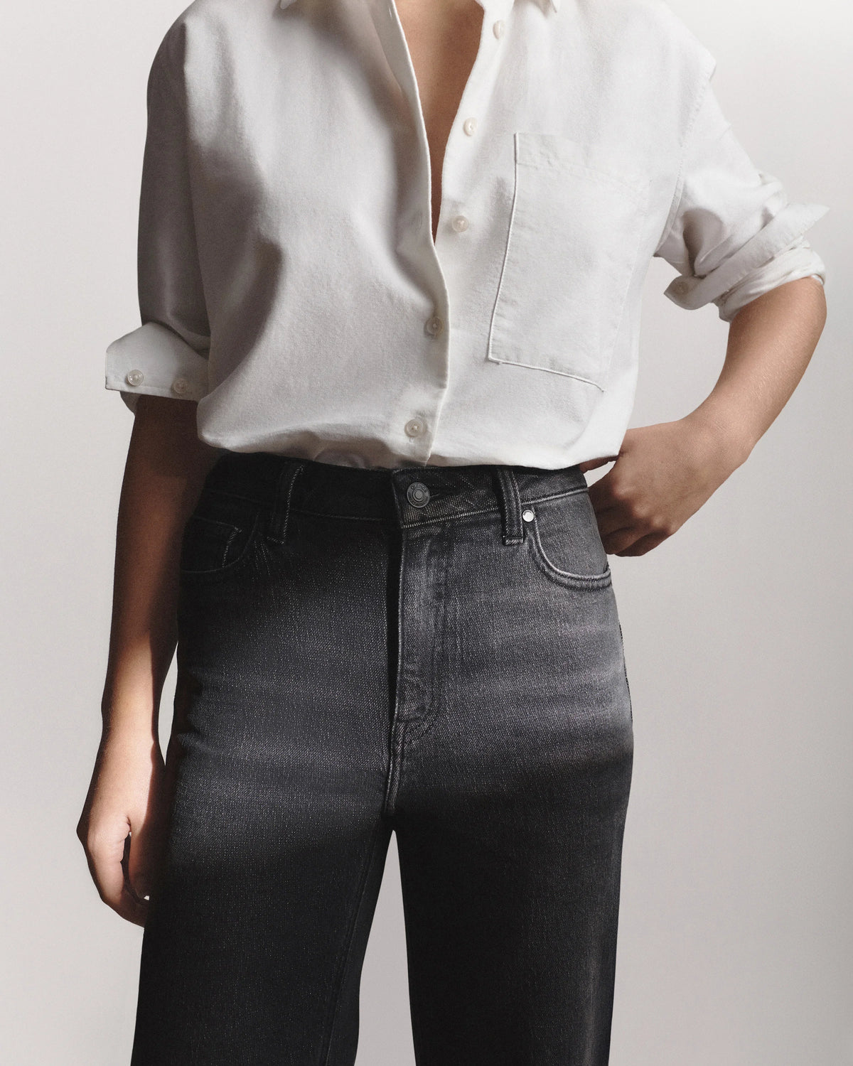 Bella Stretch Relaxed Straight Jeans - 24 / Atlantic Blue