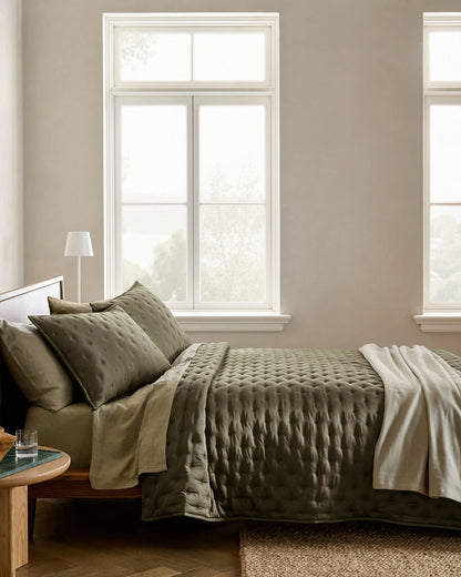 Bamboo Dream Quilt - Twin / Sage