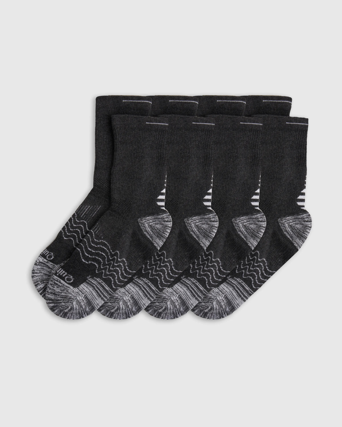 Performance Running Crew Socks (4-Pack) - S / White