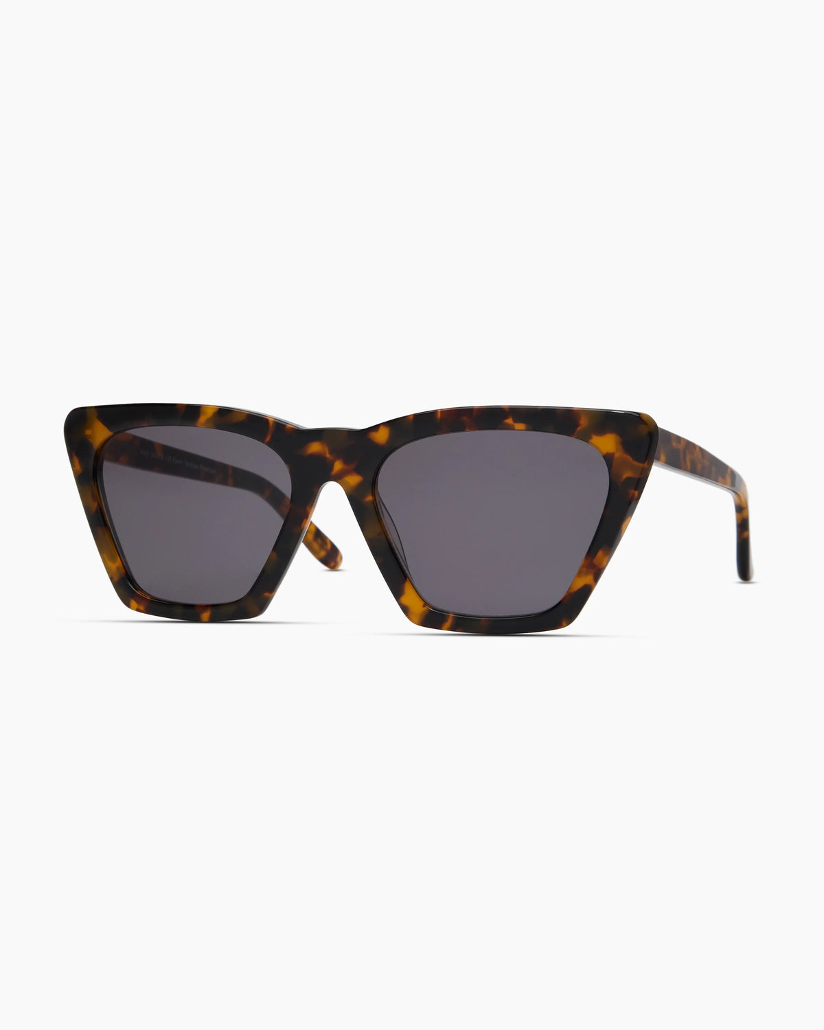 Andy Polarized Acetate Sunglasses - One Size / Black with Grey lens