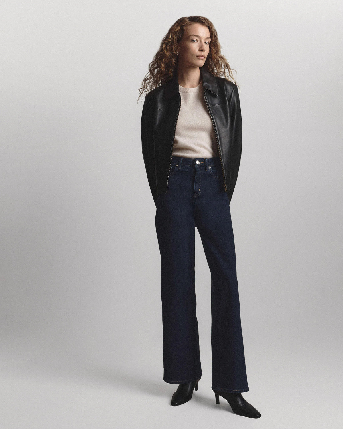 Bella Stretch Wide Leg Jeans - 24 / Frosted Blue
