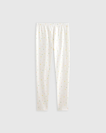 Organic Cotton Leggings - 2T / Red