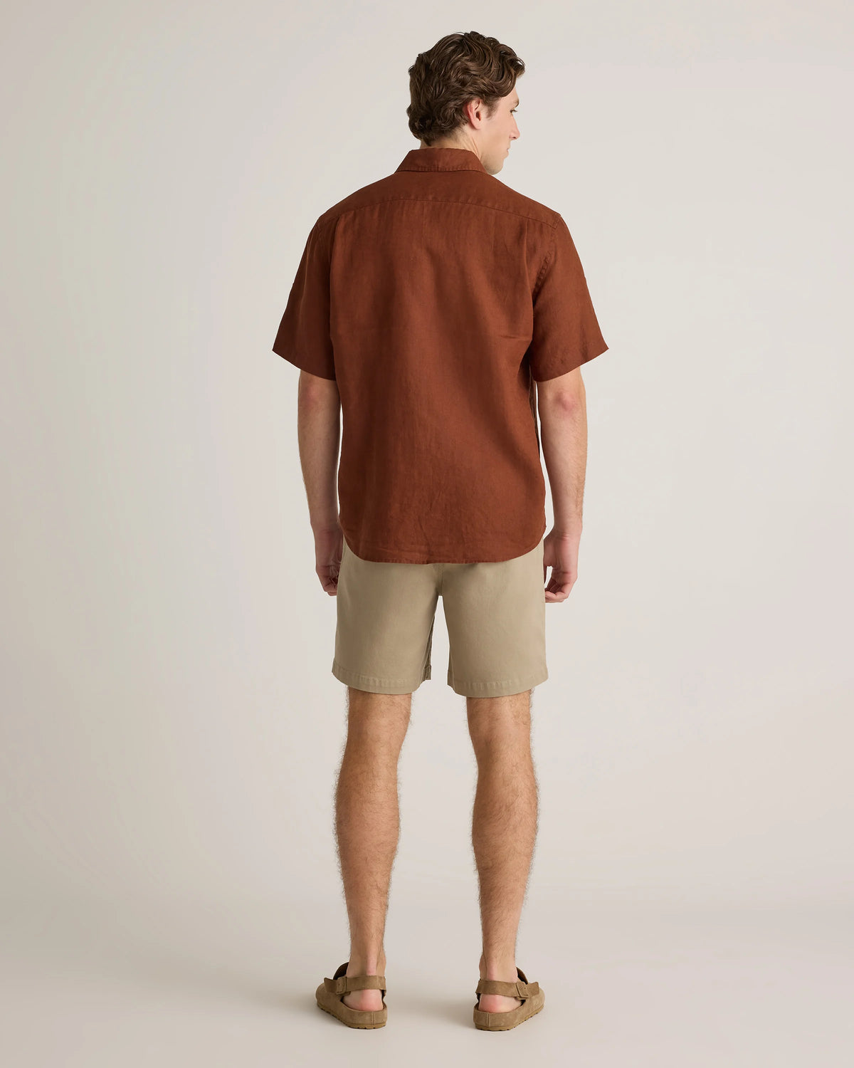 Cotton Chino Drawstring Shorts - 7" - S / Trellis