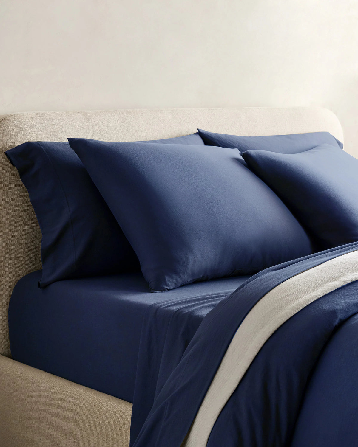 Organic Jersey Sham Set - Standard / Heather Grey