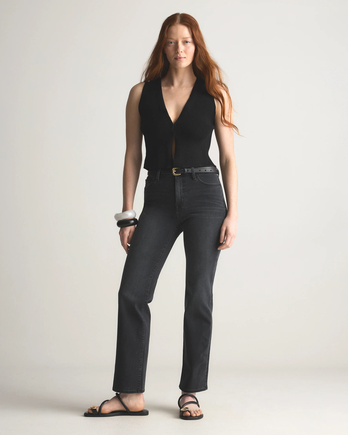 Bella Stretch Straight Jeans - 24 / Midnight Blue